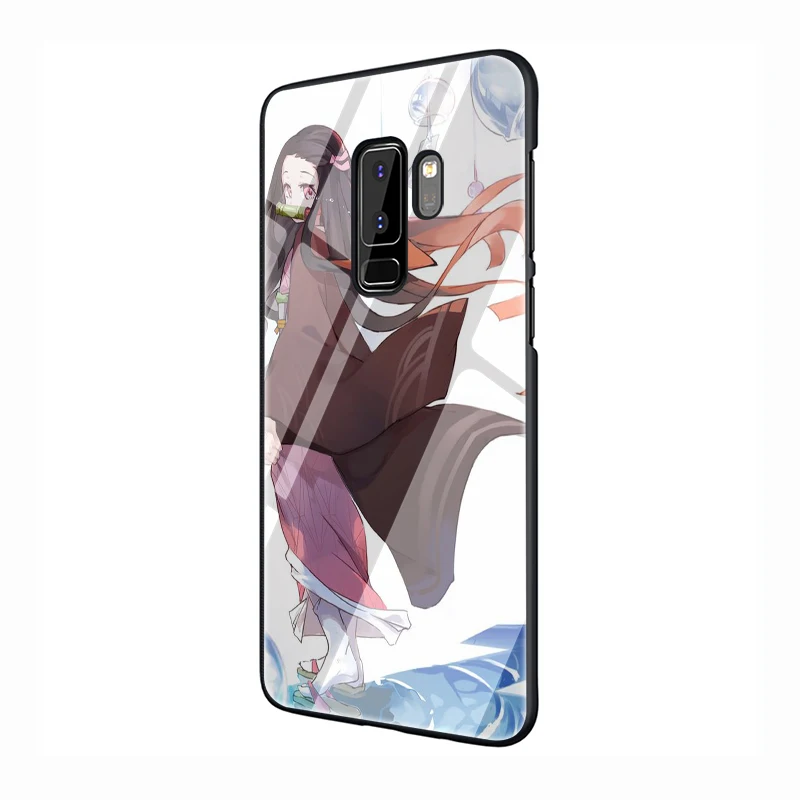 G1 EWAU аниме Kimetsu без Yaiba закаленное Стекло чехол для телефона для samsung S7 край S8 S9 S10 Note 8, 9, 10, плюс A10 20 30 40 50 60 70 - Цвет: G1