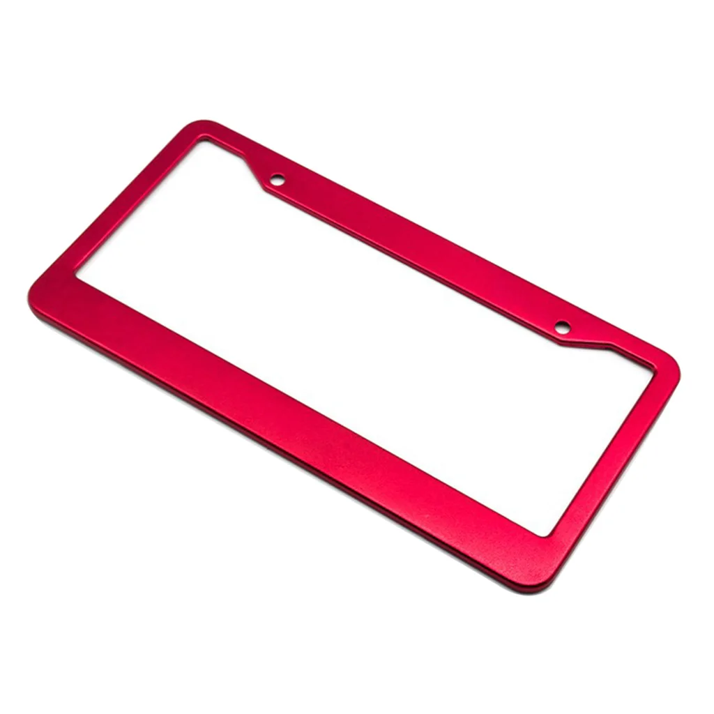 Metal License Plate Frame for Men Women Tag Holder Aluminum Alloy Car Tag Frame with Screws