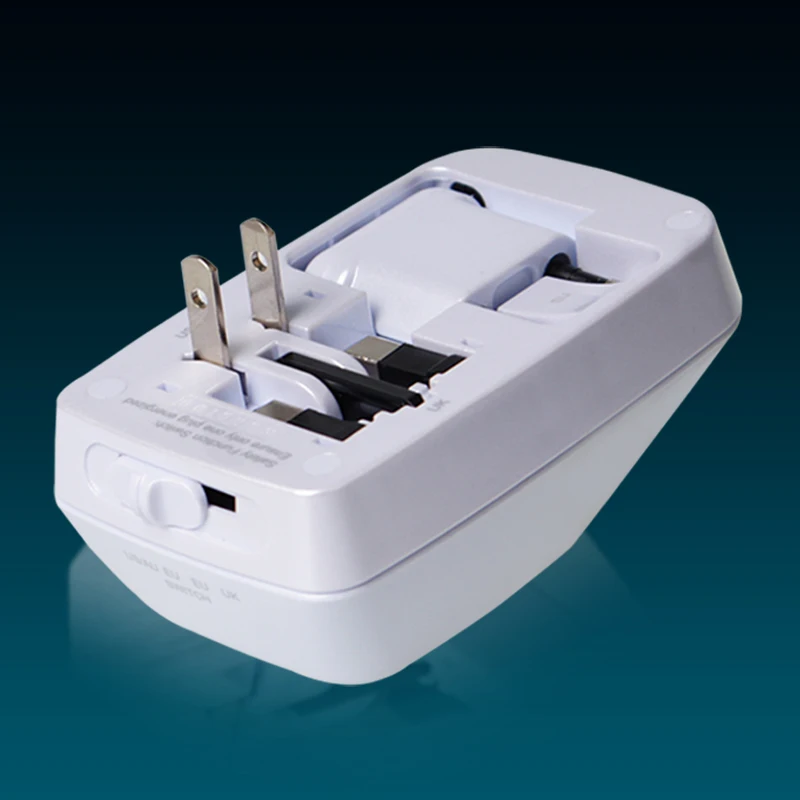 USB разъем с электрической вилкой для путешествий, преобразователь заряда для путешествий, универсальная многофункциональная розетка для США/Великобритании/Австралии/ЕС
