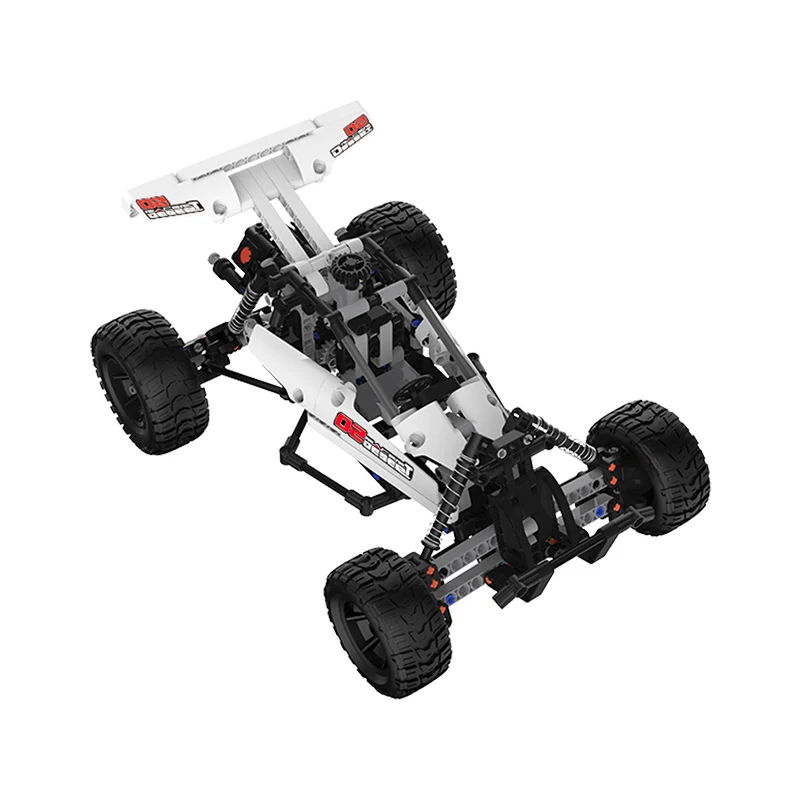 Xiaomi Mijia Mitu Building Blocks Robot Desert Racing Car  Ackermann Steering Cylinder piston linkage  DIY Educational Toys 