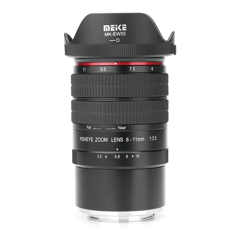 US $179.99 Meike 611mm F35 Fisheye Manual Zoom Lens APSC For Canon EFM Sony EMount Fujifilm XMount M43Mount Mirrorless Camera