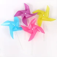 100 шт./лот, размер XL, 29 см, ветряная мельница с палкой, садовый двор, художественное украшение, разные цвета в произвольном порядке, игрушки, сделай сам, подарок для детей