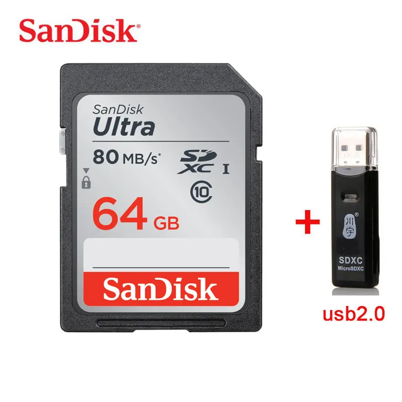 SANDISK ULTRA High Speed SDHC/SDXC UHS I карта памяти full HD Цифровая камера идеально подходит 16 ГБ 32