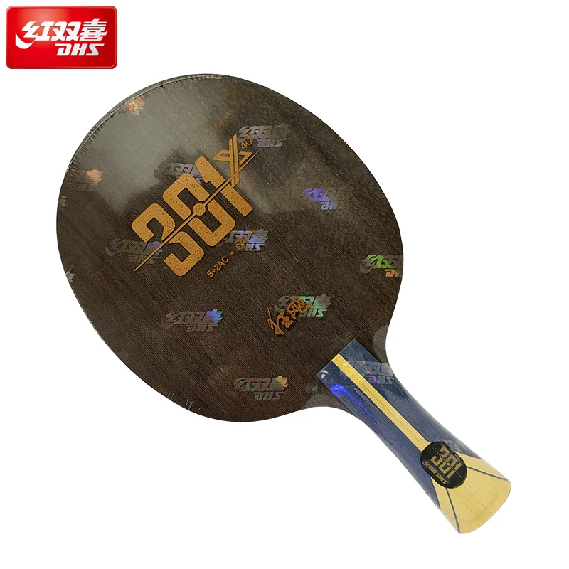 DHS 301 301X table tennis racket for 40+ ball 5 ply wood + 2 ply arylate carbon fiber off+ ping pong blade paddle fast attack