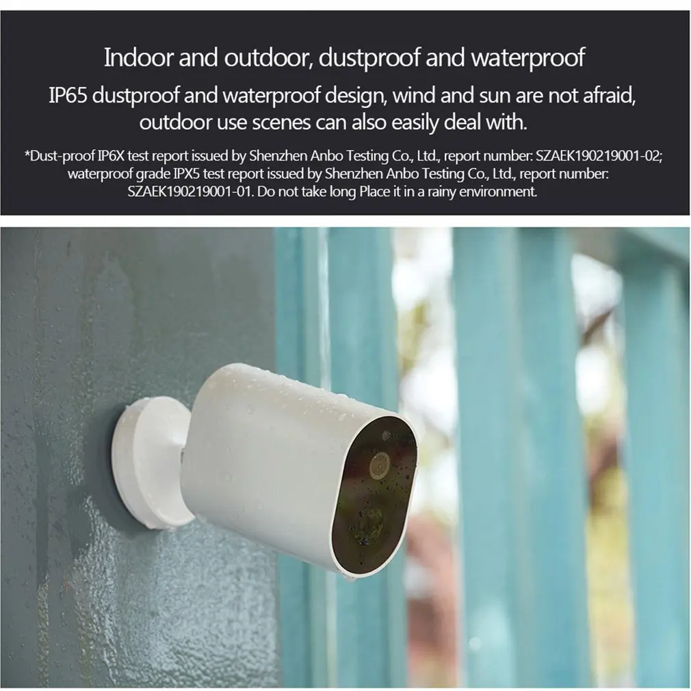 Original Xiaomi Mijia Smart Camera Battery Gateway 1080P AI Humanoid Detection F2.6 IP 360 IP65 Waterproof Wireless Cameras Cam