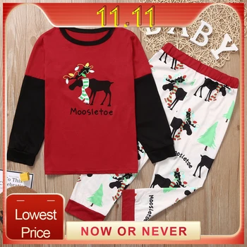 

Family Christmas Pajamas Set Warm Adult Kids Girls Boy Mommy Sleepwear Mother Daughter Clothes Dropship Matching Family Outfits