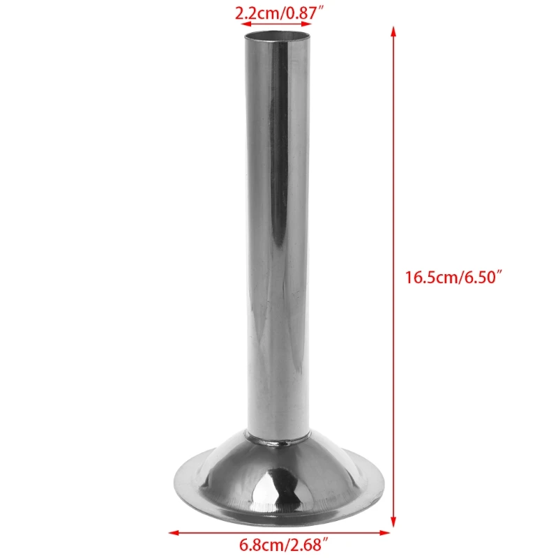 Нержавеющая сталь#10 Размер Мясорубка колбаса шприц трубка рога Воронка наполнитель 1