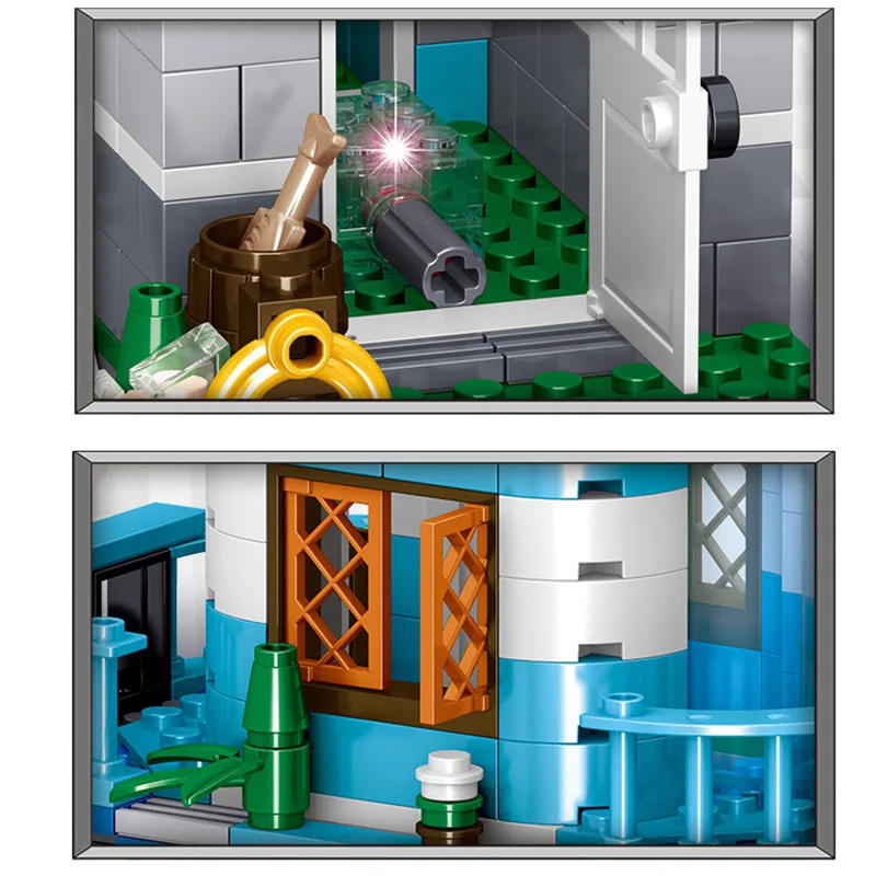 Technic Creators Designed My World City Series Static Building Blocks Water Sea View Housel Brick Children's Holiday Toy Gift Technic Creators Designed My World City Series Static Building Blocks Water Sea View Housel Brick Children's Holiday Toy Gift