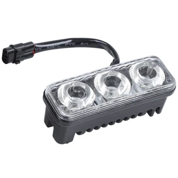 

Car Vehicle DRL White 3 LED Daytime Running Lights Head Lamp 9W 2 Pcs