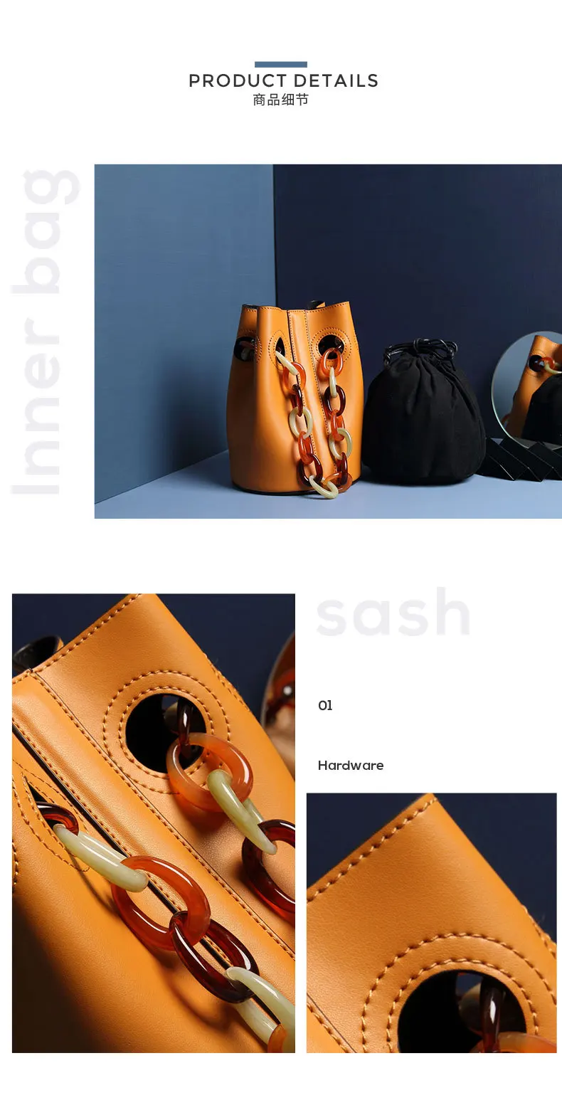 Женские сумки из натуральной кожи на цепочке, женские сумки-мессенджеры от известного бренда, женские сумки-мешки