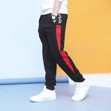 Сезон весна-осень; детская одежда для студентов; брюки для мальчиков; спортивные брюки; повседневные брюки из хлопка; Экстра-Лар