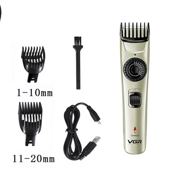 

VGR V031 Electric Hair Trimmer Clipper USB Rechargeable Waterproof Beard Trimmer Hair Cutter Fast Charging Hair Men Trimmer