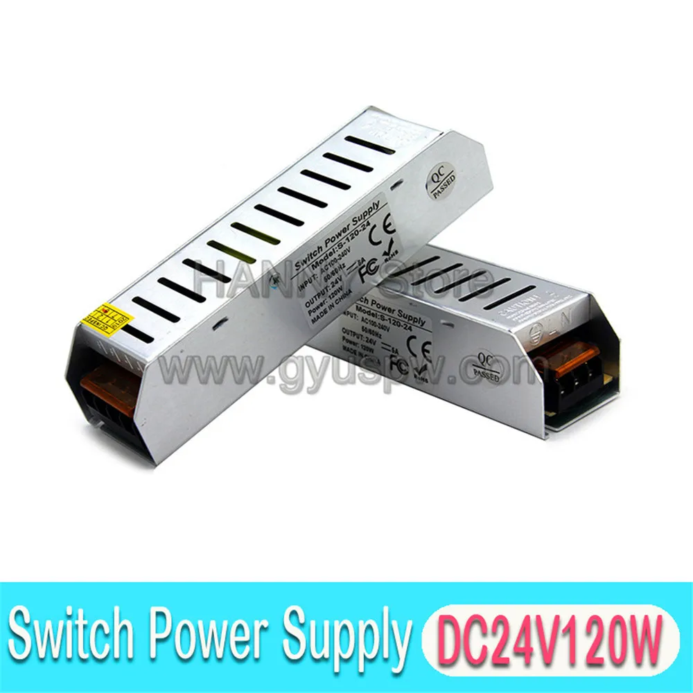 24V DC источник питания 48W 60W 72W 100W 120W 150W светильник ing трансформаторы 100-240v AC в DC24V адаптер питания для Led светильник CCTV