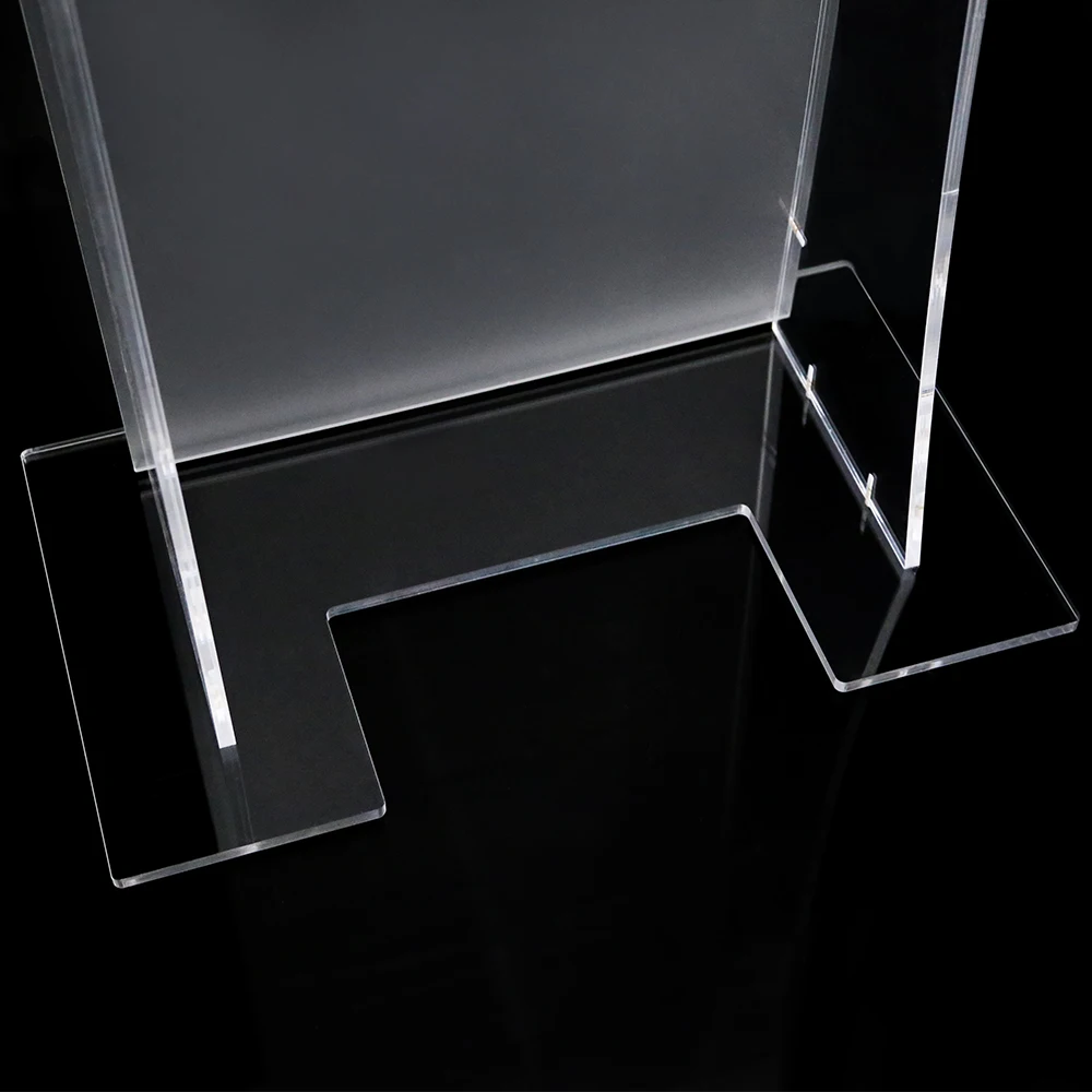 Acrylic Lectern Pulpits Podium Modern Smart Plexiglass Pulpit School Church Podium Speaker's Stands with Shelf