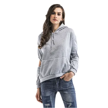 

Fleece Lining Pullover Hooded Sweater Female 2019 Autumn and Winter New Womens Casual Loose plus Size Tops