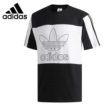 

Original New Arrival Adidas Originals OUTLINE BLOCK T Men's T-shirts short sleeve Sportswear