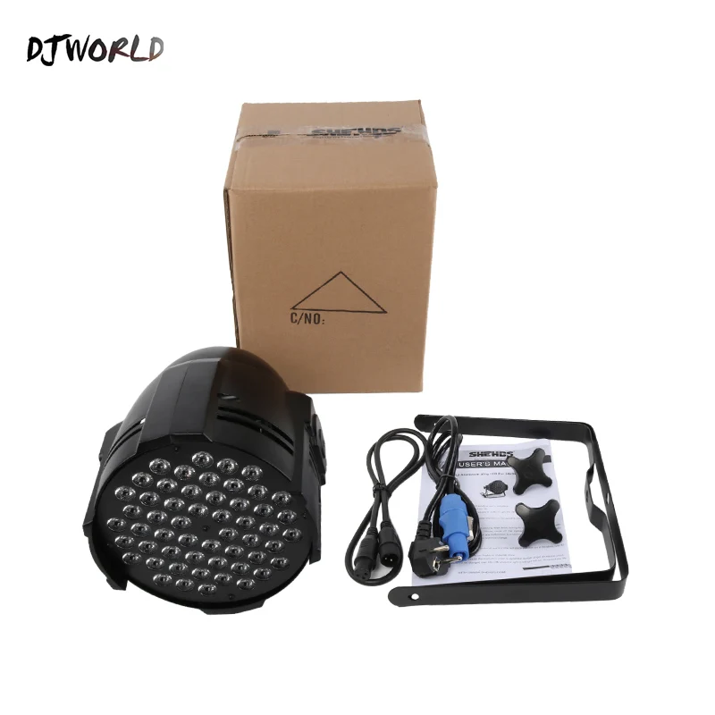 Djworld(большой) алюминиевый сплав светодиодный Par 54x9W RGB освещение может Par светодиодный для Dj украшения для дискотеки вечерние свадебные бар Сценические вечерние ТВ