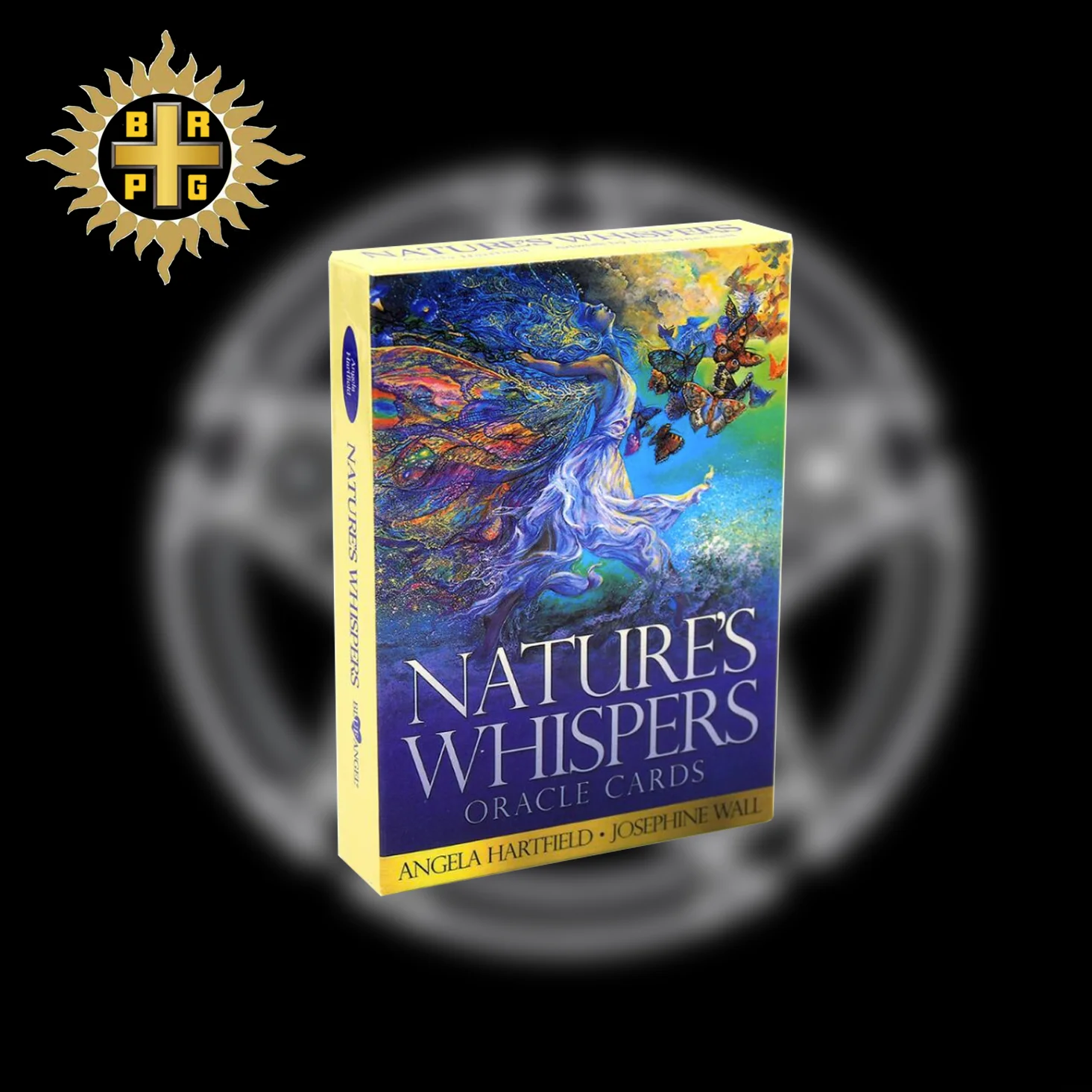 

BRPG 50Pcs Nature's Whispers Oracle Cards Guidance Divination Fate Oracle Deck Board Game Tarot Cards Party for Adult Kids