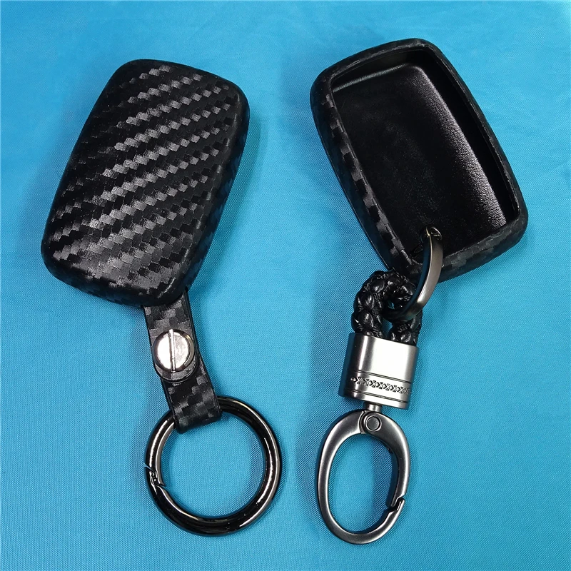 1 шт. чехол для ключа автомобиля углеродный силиконовый Land Rover Range Sport Evoque Freelander 2