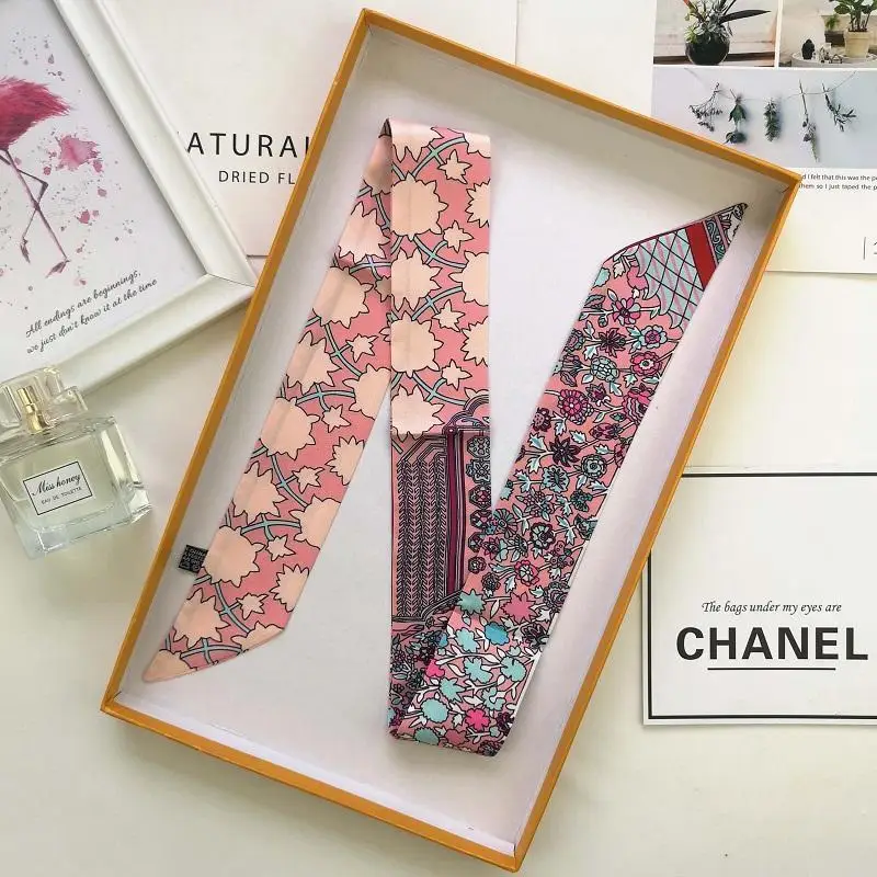 Маленький шелковый шарф топ женская рубашка украшение для галстука корейский
