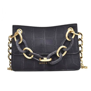 

Stone Pattern Retro Crossbody Bags For Women New Chain Strap Female Messenger Shoulder Bag Quality Leather Ladies' Handbags Sac