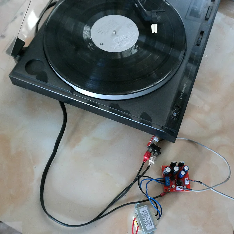SOTAMIA NE5532 предусилитель доска Виниловый проигрыватель мм MC Phono предусилитель доска предусилителя NE5532 OP Amp Dual AC 5-16 В