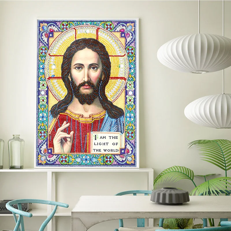 DIY 5D Diamond Painting Icon Religion Diamond Embroidery Picture Large Bead Pearl Crystal Stone Sale New Craft (3)