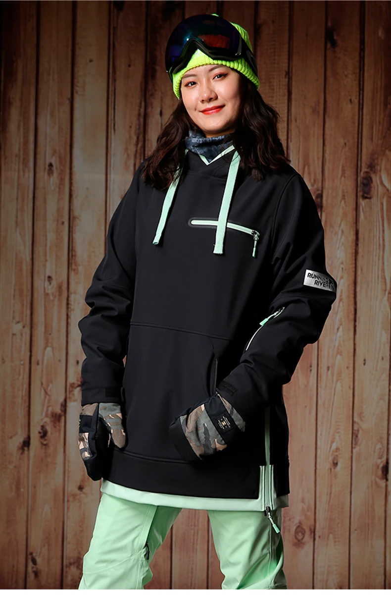 Sudadera con capucha de alta calidad para mujer, chaqueta deportiva de  Snowboard para correr y hacer