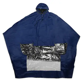

Polyester Universal Waterproof Hooded Raincoat Rain Cape Coat Poncho for Mobility Scooters Motorcycle Motorbikes Bicycle