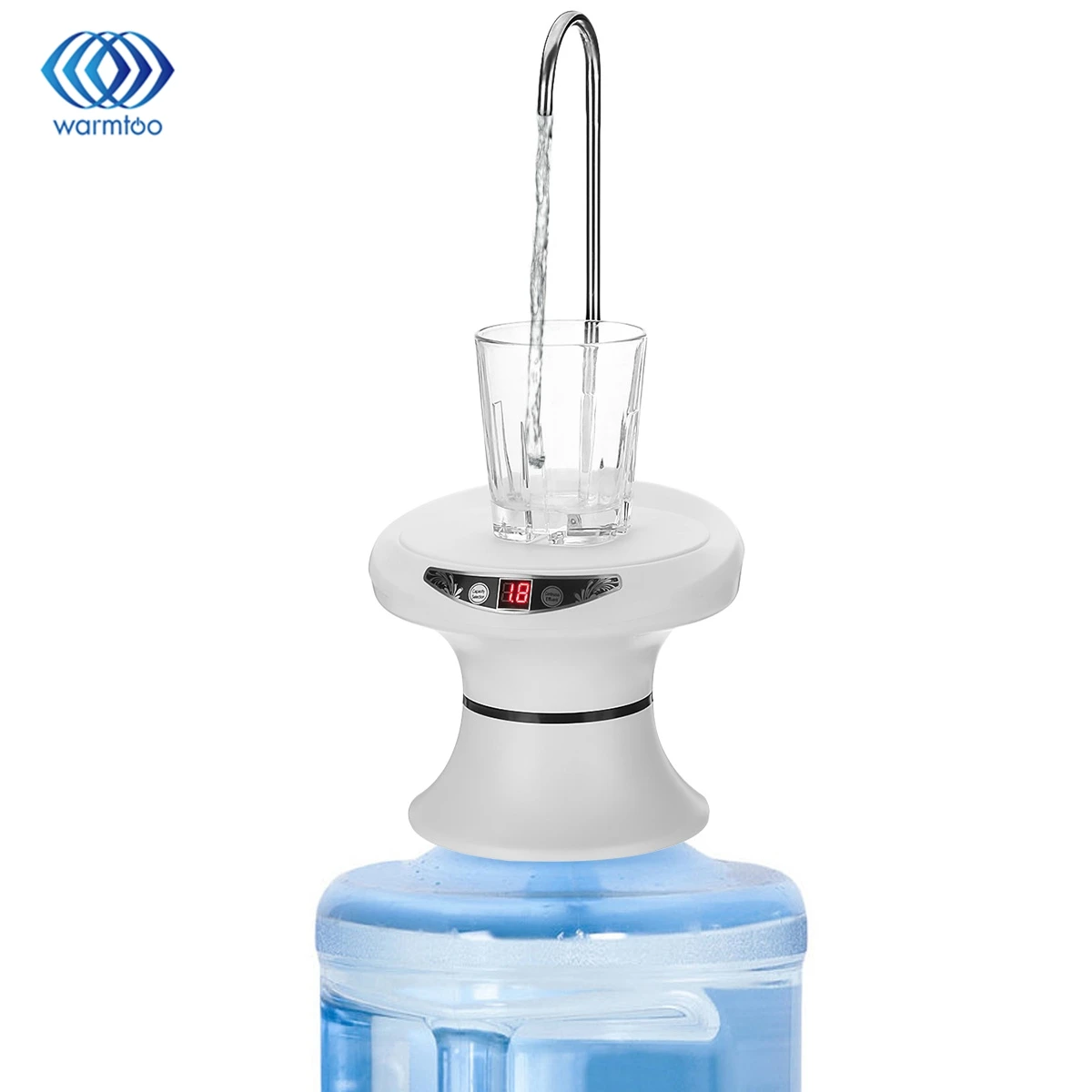 Becornce Электрический диспенсер для воды беспроводной портативный Электрический Автоматический водяной насос ведро бутылка Диспенсер USB Перезаряжаемый
