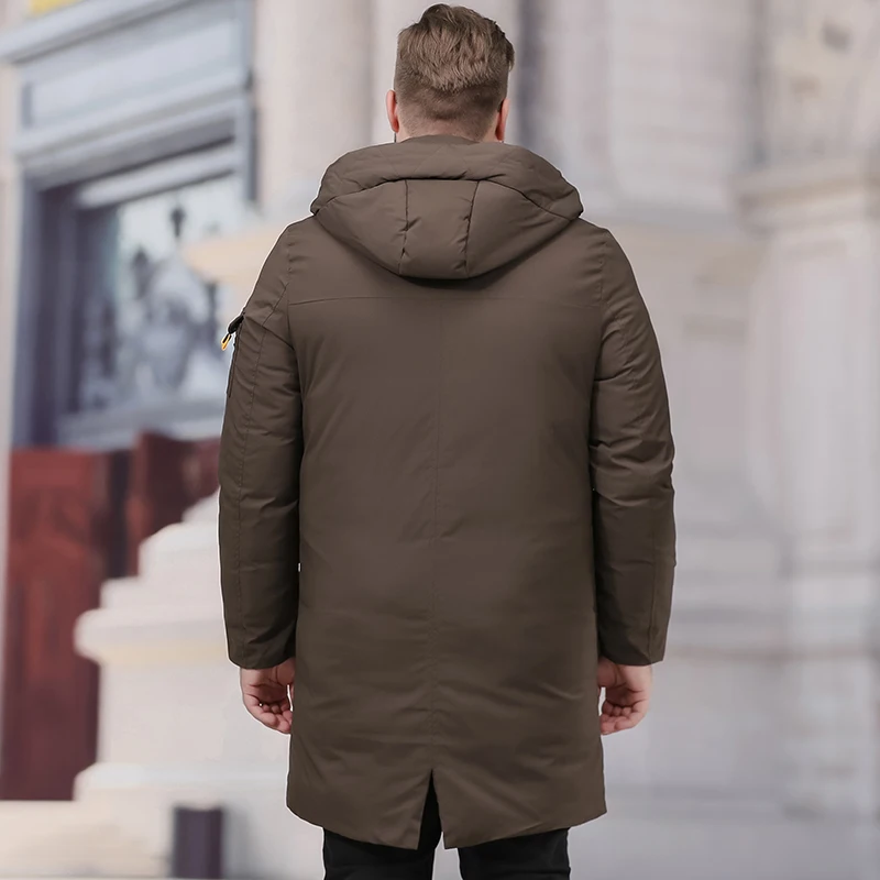 10XL 8XL 6XL зимнее мужское длинное пальто модное плотное теплое тонкое повседневные куртки с капюшоном с длинным рукавом с принтом Высококачественная хлопковая куртка