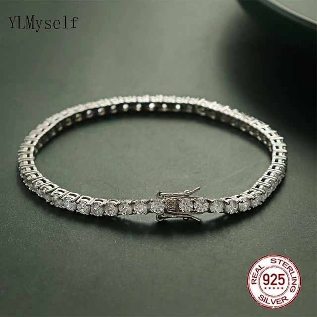 Bracelet Homme Luxe Argent - 20.5cm