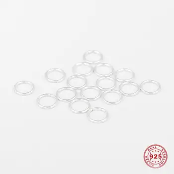 

Doreen Box 0.8mm 925 Sterling Silver Closed Soldered Jump Rings Findings Round Silver Jewelry 4-8mm Dia.,1 Gram (Approx 18 PCs)