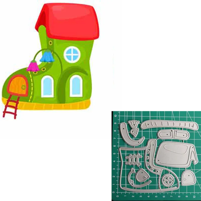 Рождественский грибной дом металлические Вырубные вырубки для изготовления открыток фотоальбом декоративное тиснение DIY бумажные карты - Цвет: P 15