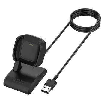 

Portable Charging Dock Station Charge Base Stand Holder with USB Cable for-Fitbit Versa 2 Smart Watch