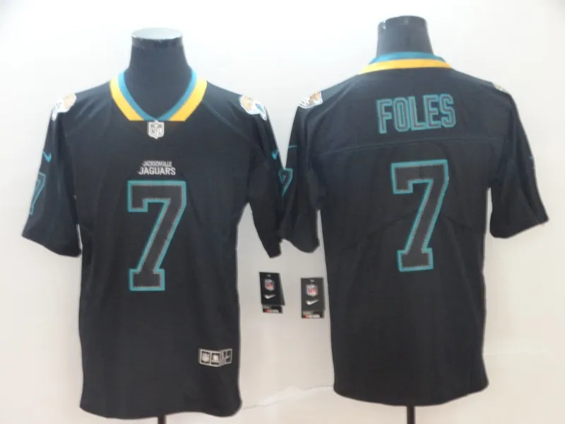 Все сшитые мужские wo Мужские Молодежные Детские Jacksonville Nick Foles 7 ramsey Джерси - Цвет: As photo