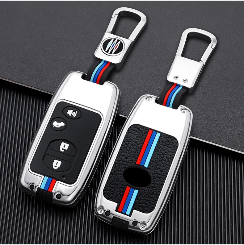 Borsa in lega di zinco per custodia portachiavi per Toyota Land Cruiser Prado 150 Camry Prius Crown Holder 22 Borsa in lega di zinco per custodia portachiavi per Toyota Land Cruiser Prado 150 Camry Prius Crown Holder - Ha8ae3584709c4e71a7ddb02c2d56310bS