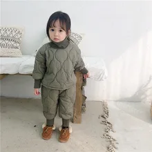 1896 г. Осень-зима, г. комплект детской одежды, хлопковый костюм с курткой костюм из двух предметов для девочек объемный свитер и штаны