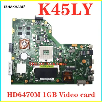 

K54LY mainboard fit For ASUS K54L K54LY K54HR X54H X54HR laptop motherboard HM65 HD6470M 1GB Video card 100% test work