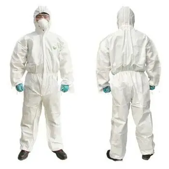 

Disposable Waterproof Oil-Resistant Protective Coverall For Spary Painting Decorating Clothes Overall Lab Coat Suit XL/XXL/2XL