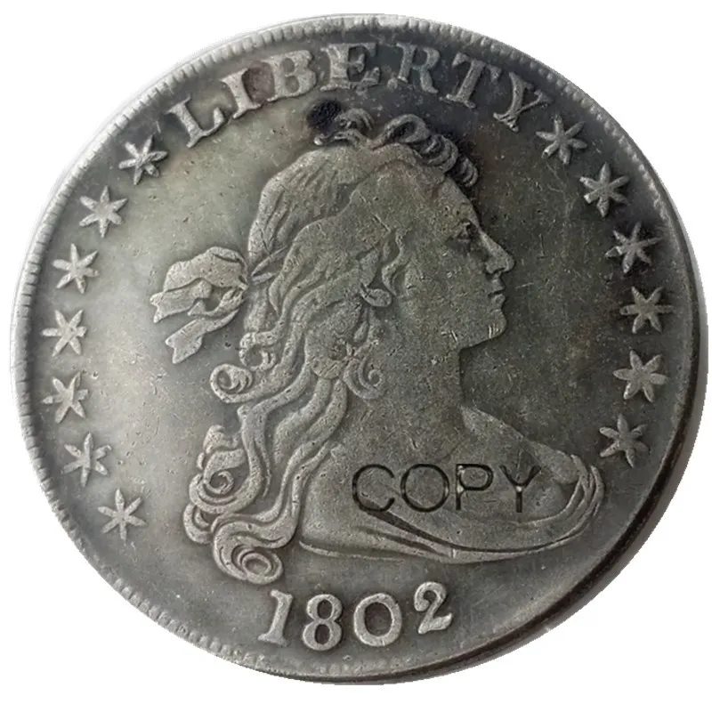 

US 1802 Draped Bust Dollar Silver Plated Copy Coin