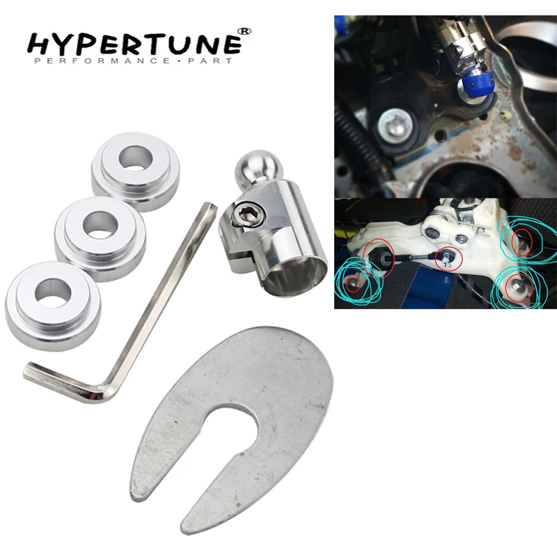 Hypertune - Quick Shift Adattatore Per Honda Civic Type R 2006-2011 Fd2 Fn2 Breve Breve Shifter Turbo Con Pqy Carta + Adesivo Ht-Ssa01