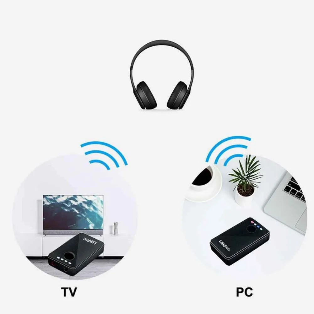 Bluetooth 4 1 Aux 3 5mm RCA stereo Audio Transmitter and Receiver Wireless music Adapter For SmartPhone PC TV headphone