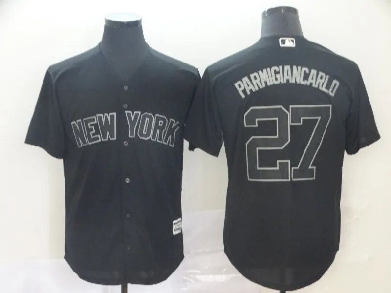 Нью-Йорк Все сшитые мужчины Mariano Rivera 42 Giancarlo Стэнтон 27 Didi Gregorius 18 Gary Sanchez 24 Luis Severino 40 Джерси - Цвет: AS photo