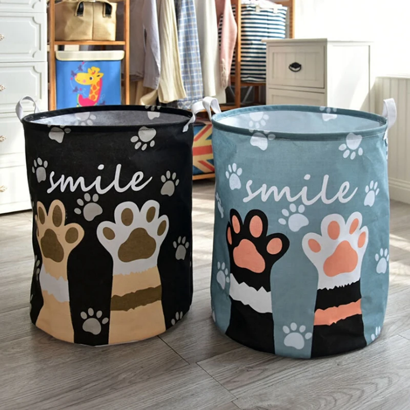 

HOT SALE Cartoon Storage Bucket Toy Storage Basket Large Waterproof Clothes Laundry Baskets well-made And Durable cheap