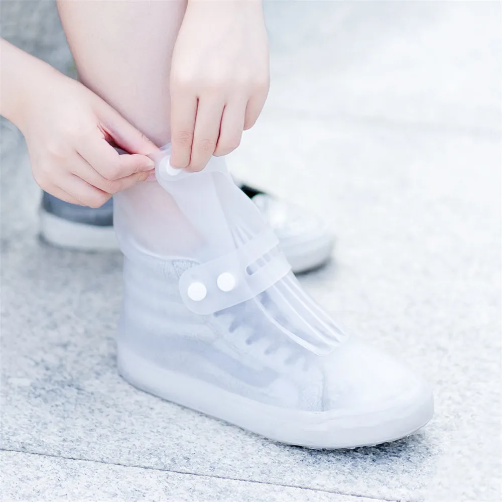 Xiaomi Youpin портативные Нескользящие непромокаемые сапоги для мужчин и женщин с высоким голенищем водонепроницаемые чехлы для обуви износостойкие выходы в дождливый день