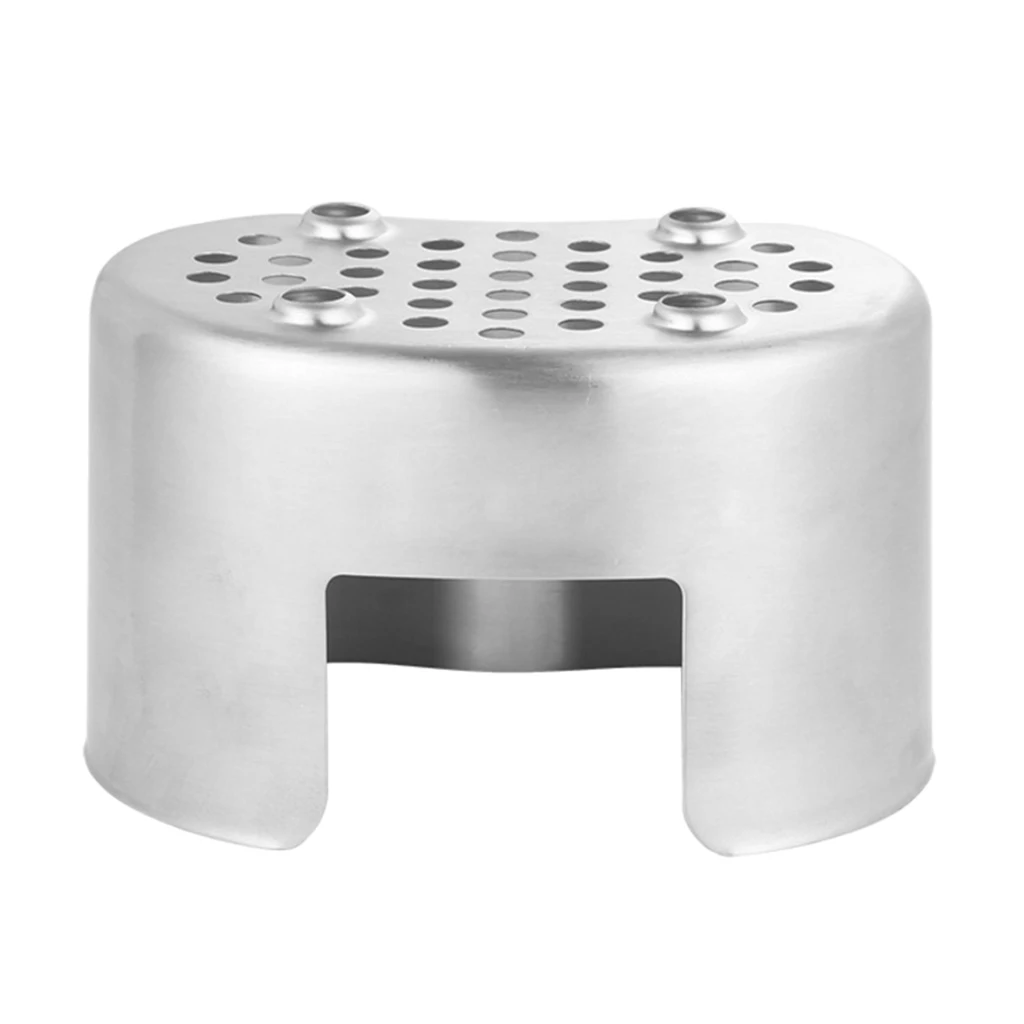 Outdoor Stainless Steel Lightweight Canteen Cup Stove Stand Camping 129*75mm
