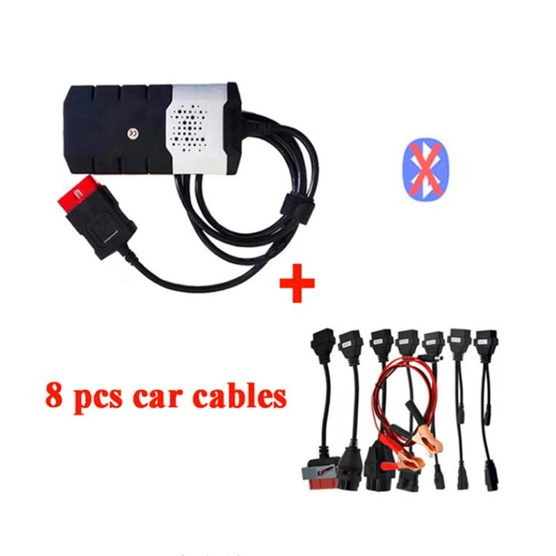 Новейший. R0/2015R3 с ключом для delphis VD DS150E C-D-P bluetooth автомобильный Грузовик vd tcs cdp pro для autocoms obd2 сканер - Цвет: without bluetooth