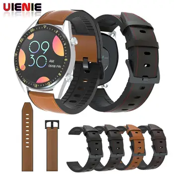 

Watch Strap for Huawei Watch GT 2 46mm 42mm Genuine leather Silicone Watch Bands For huawei Honor Watch 2 Pro Magic 2 Bracelet