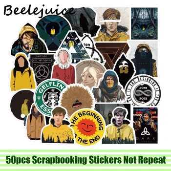 

50pcs Dark Seasond Anime Children Scrapbooking Stickers Waterproof PVC Skateboard Guitar Suitcase Funny Graffiti Sticker Kids